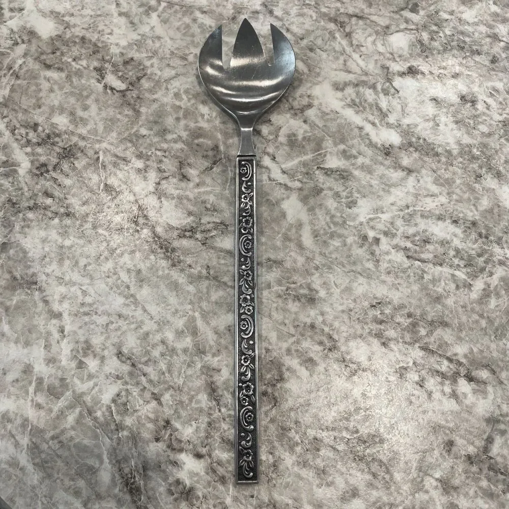Oneida MEDITERRANEA Oversized Serving Salad Fork 11